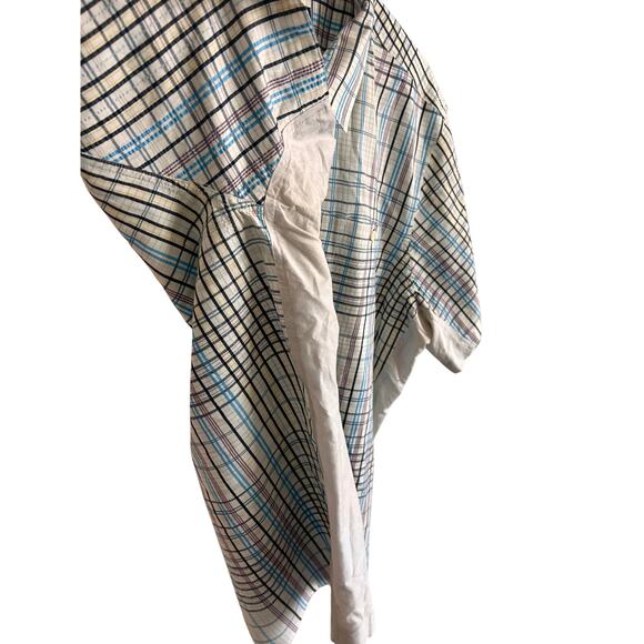 Patagonia Men's XL Plaid Short Sleeve Button Up Shirt Organic Cotton Blend - Picture 3 of 6
